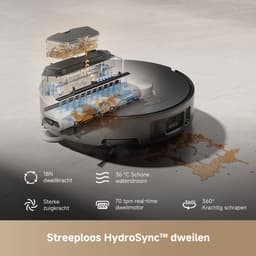 MOVA Z50 Ultra - Robotstofzuiger met Dweilfunctie - 19.000 Pa Zuigkracht - Automatisch Reinigingsstation - Zelfreinigende Mop & Slimme AI-Navigatie - Geschikt voor Tegels, Hout en Tapijt — thumbnail 2