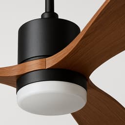 LED Plafondventilator | Hout Zwart | 18W | 1440 lumen | CCT - Kleurwissel | Niet dimbaar — thumbnail 4