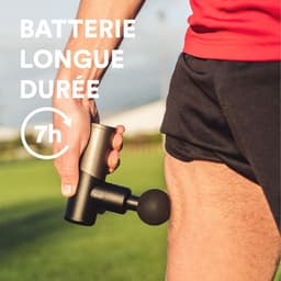Compact Spiermassagepistool met Frans Design - Ideaal voor Thuisgebruik — thumbnail 4