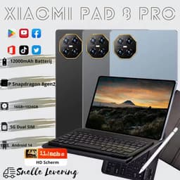 Pad 8 Pro Snapdragon 8gen2 Android Tablet 11Inch Hd 16GB 512GB 12000 Mah 5G Dual Sim Wifi Tablet Pc - Blue — thumbnail 4