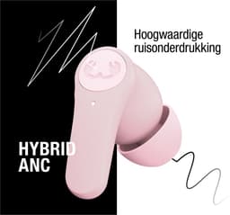 Fresh ’n Rebel Twins Rise - Draadloze Oordopjes met Noise Cancelling - Draadloos Opladen - 30 Uur Speelduur - Pastel Pink — thumbnail 4