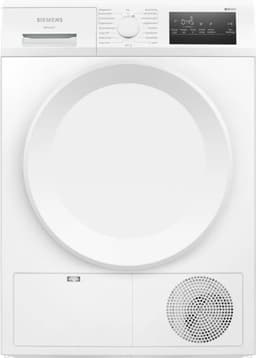 Siemens iQ300 WT43H004, Vrijstaand, Voorlader, Condensatie, Wit, Draaiknop, Touch, Rechts — thumbnail 1