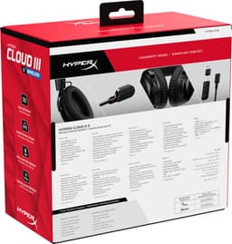 HyperX Cloud III S Wireless Zwart — thumbnail 2