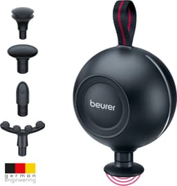 Beurer MG 101 SensorBoost Massage Gun – REVOLUTIONAIR ONTWERP – Ergonomisch rond - Druksensor - Stil en Compact – 5 Intensiteiten – 5 Opzetstukken – 3 Jaar Garantie — thumbnail 1
