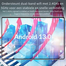 5G 2025 Nieuwe Wereldwijde Versie 10,36 Inch Tablet Android 12GB RAM 256GB ROM Android Dual Sim 10-Core Bluetooth Tablet-pc Netwerk - Zilver — thumbnail 5