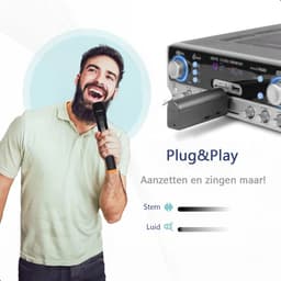 Tech Essentials Draadloze Microfoon - USB-C Ontvanger - Karaoke - ASMR - Studio - Geschikt Voor Partybox - 3.5-6.3mm Jack — thumbnail 3