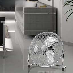 Intelectro Ventilator Laatste Stuk - Stijlvolle Verkoeling voor een Verfrissende Zomer! - Energiezuinig - Moderne Uitstraling - 40cm Diameter - 3 Snelheden - Kantelbare Ventilatorkop - Zilver - Levering Sneller dan Aangegeven! — thumbnail 2