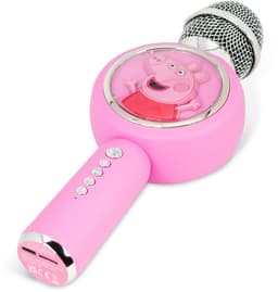Peppa Pig - draadloze karaoke microfoon voor kinderen - oplichtend LED display - speaker - stemvervorming- draadloze karaoke microfoon - met lichteffecten - speaker - stemvervorming — thumbnail 2