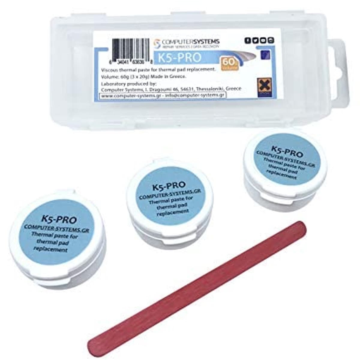 3X20g 60g viskeuze thermische pasta voor vervanging van de vloeibare thermische pad compatibel met,,, laptops,, 3090 — afbeelding 1