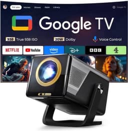 Beamer Draagbaar - 2000 ANSI Lumen - 1080P Native Resolutie - LCD Technologie - Android 14 OS - Voor Thuisbioscoop En Presentaties — thumbnail 1