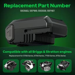 10,8 V 2 Ah lithium-ion accu voor starteraccu 593560, 597189 593559 597187 575iS 675iS 775iS 875is serie grasmaaier, gereedschapsaccu — thumbnail 2