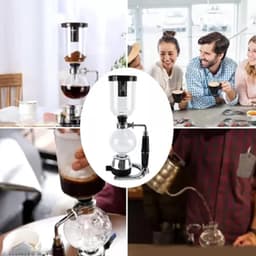 Stijl Sifon Koffiezetapparaat Thee Sifon Pot Vacuüm Koffiezetapparaat Glas Type Koffiezetapparaat Filter — thumbnail 5