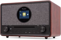 DAB Radio met CD Speler en Bluetooth - Audizio Lucca - FM en Internetradio - AUX en USB Stick Ingang - Wekker — thumbnail 5