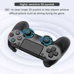 PS4 Draadloze Controller V2 - Geschikt voor PS4 - Zwart — thumbnail 5