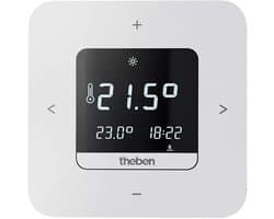 Theben RAMSES 812 top3 Digitale klokthermostaat weekprogramma, 230 V, netvoeding, app, display, 8120200