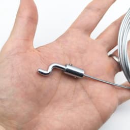 Universele gaskabel reparatieset voor mini-fiets, kart, grasmaaier, zelfmontage bediening, verstelbaar Z Bend Cabel End uiteinde — thumbnail 4