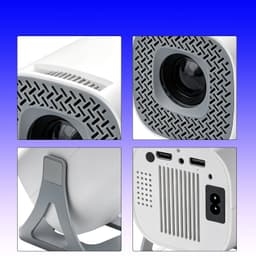 Mini Beamer - Draagbaar Projector - Android 11 - 2.4/5G WiFi & Bluetooth - 180° Draaibare Lens - 1024x600P - 1080p Ondersteuning - 40-120 Inch - HDMI & USB - Thuisbioscoop - Voor Thuis & Kantoor — thumbnail 2