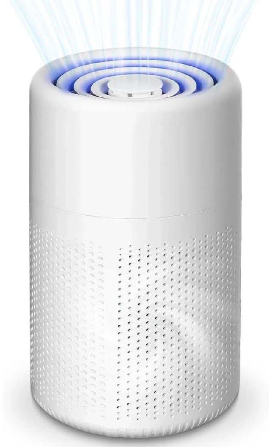Luchtreiniger voor mensen met allergieën- 3 filters (voorfilter + HEPA + actieve kool)- verwijdert pollen- huidschilfers van huisdieren- rook en geuren- ideaal voor kantoren en slaapkamers. — afbeelding 1