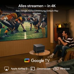 Beamer 4K Triple Laser - 3000 ISO Lumen - 15.000:1 Contrast - Optische Zoom 0,9-1,5x - Laser Projector - Binnengebruik — thumbnail 2