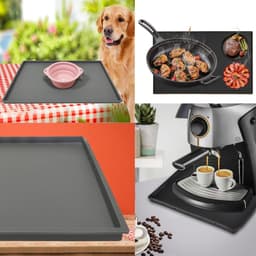 Siliconenmat voor koffiemachine, zwart, Barista-accessoires — thumbnail 5