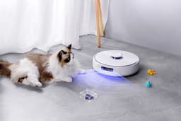NARWAL Freo Z10 Ultra robotstofzuiger met zelfledigend basisstation, 18.000 Pa zuigkracht, AI Vision, DirtSense-technologie, klitvrije borstel, 45-75 °C heetwaterreiniging, LDS-navigatie, 8 N dweilen, wit — thumbnail 5