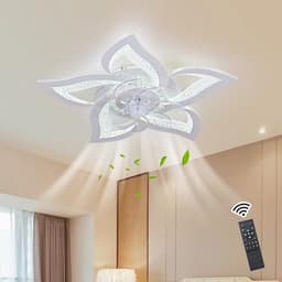 Plafondventilator met Licht en Afstandsbediening - Dimbaar, Stil met 6 Snelheden voor Woonkamer, Slaapkamer, Keuken — thumbnail 2