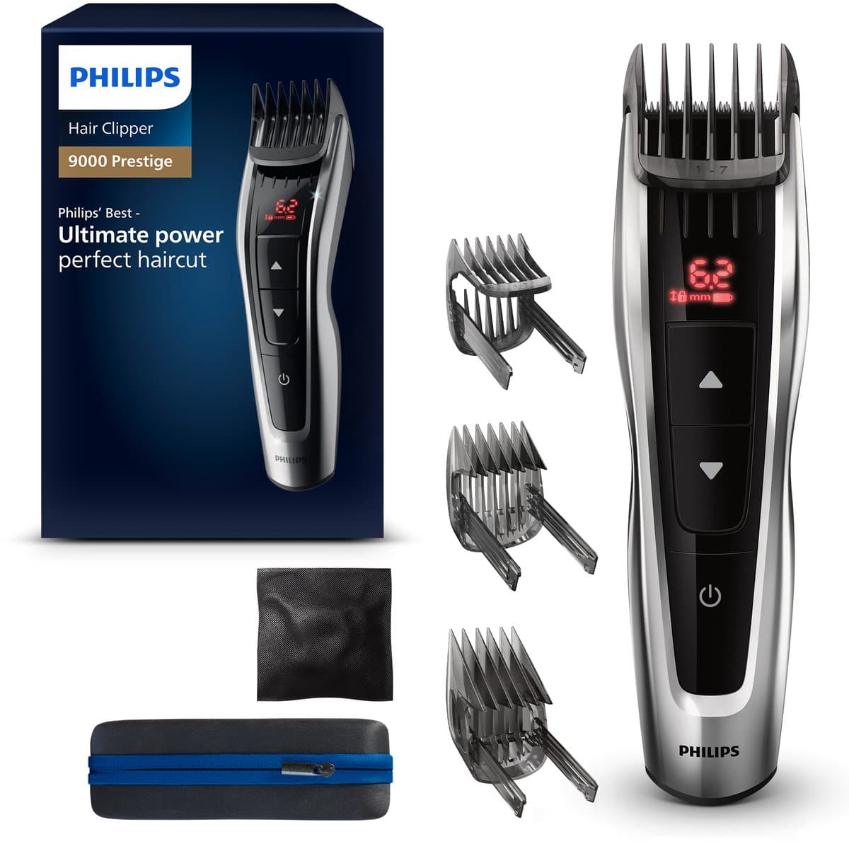 PHILIPS HC9420/15 Series 9000 Tondeuse Grijs — afbeelding 1