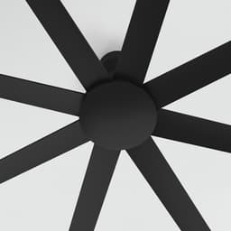 CREATE - Stille plafondventilator van 40W verkrijgbaar in meerdere maten - Zwart - Ø183cm - Geen licht - WIND INDUSTRIAL — thumbnail 2