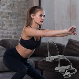 Bone conduction koptelefoon - Bluetooth 5.0 Sport-oordopjes - 8 uur speeltijd, waterbestendige draadloze koptelefoon voor training, hardlopen, gym, wandelen, fietsen — thumbnail 3