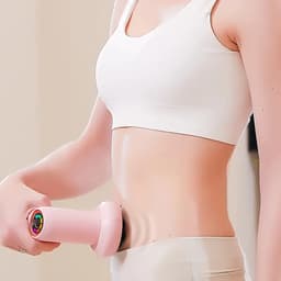 Oplaadbaar gezichtsmassagepistool, ondersteunt USB-opladen, geschikt voor gebruik na het sporten, zwart en 6 intensiteitsniveaus instelbaar. — thumbnail 3