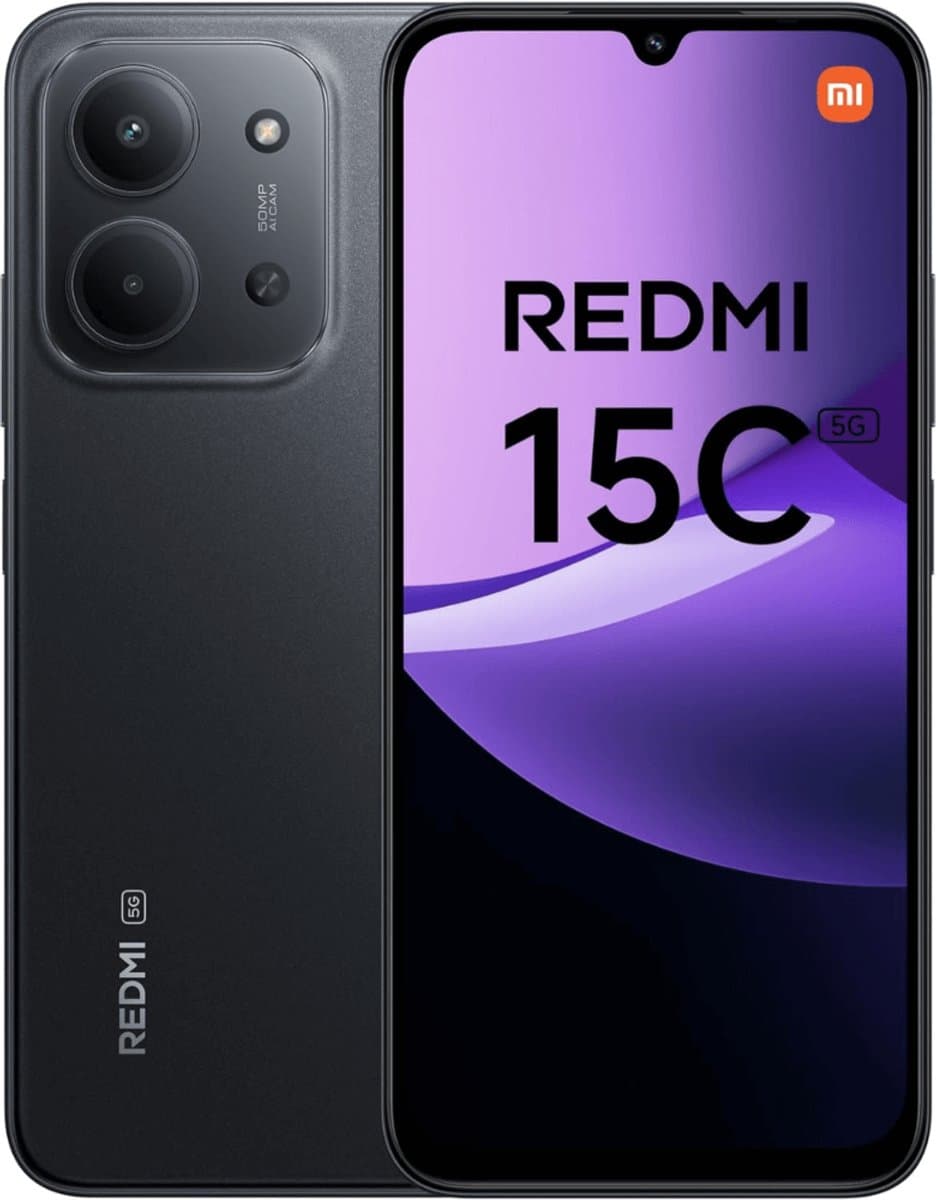 XIAOMI Redmi 15C 5G - 256 GB Zwart — afbeelding 1