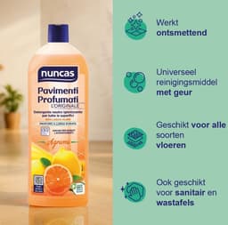 nuncas 1000ml reinigingsmiddel - met frisse citrusgeur - Geschikt voor dweilrobot Roborock en iRobot Roomba Braava Jet M6 schoonmaakmiddel — thumbnail 4