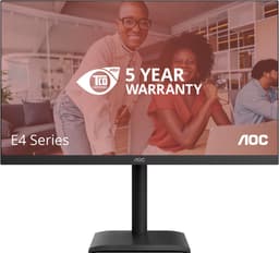 AOC E4 U27E4CV monitor 68,6 cm (27") 3840 x 2160 pixels 4K Ultra HD LED zwart — thumbnail 1