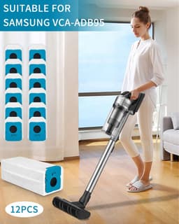 Geschikt voor 12-delige stofzakreinigingsstation voor Samsung Custom Jet VCA-ADB952 stofzuigeraccessoires, stofzakreiniging, vervangende stofzak — thumbnail 4