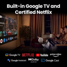 BenQ GV32 1080p Full HD LED Mini Beamer - Draagbare muur- en plafondprojector met statiefvoet - Projectie met roterende hoek - Projector met 500 ANSI Lumen - 18W 2.1ch bass Bluetooth speaker - Google TV met Netflix - Chromecast & AirPlay - Autofocus — thumbnail 2