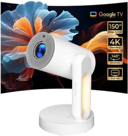 ETOE Starfish Plus-projector met ingebouwde Google TV, 140° rotatie, automatische schermaanpassing en aanraakgevoelig nachtlampje — thumbnail 1