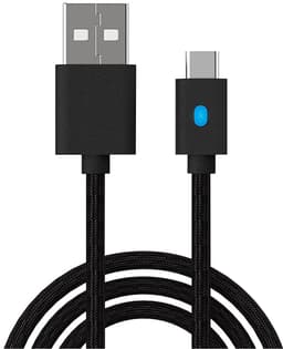 YONO Extra Lange Oplaadkabel geschikt voor PS5 Controller - Xbox - 3 Meter - Type-C Kabel - Oplader - Zwart — thumbnail 1
