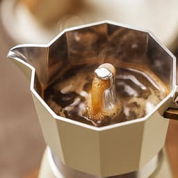 Adore Maison Barista – Moka pot 6 Kops – Zwart met Houten Handvat – Traditionele Espressomaker voor Gas & Elektrisch — thumbnail 4