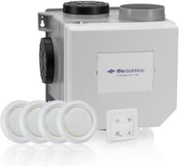 Itho Daalderop CVE-S eco fan ventilator box alles-in-1 pakket SE 325m3/h + vochtsensor + RFT auto + 4 ventielen - euro stekker — thumbnail 1