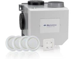 Itho Daalderop CVE-S eco fan ventilator box alles-in-1 pakket SE 325m3/h + vochtsensor + RFT auto + 4 ventielen - euro stekker