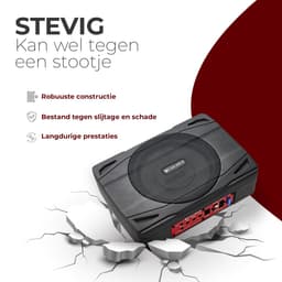 Caliber Subwoofer Auto Met Versterker - 500W Piekvermogen - Actieve Subwoofer - Underseat Subwoofer - 8 Inch Subwoofer — thumbnail 4