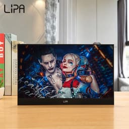 Lipa AX-50 portable monitor Full HD 15.6 inch - HDMI - Draagbare monitor - Computerscherm - Draagbaar scherm - Beeldscherm - Portable monitoren - Draagbaar scherm laptop - Freesync - 2x USB C - Hoes en kickstand - Ook voor consoles - Met speakers — thumbnail 4
