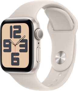 Apple Watch SE 2023 - 40mm - Starlight Aluminium Case with Starlight Sport Band - S/M — thumbnail 2