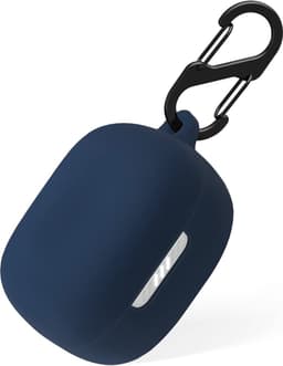 YONO Soft Case geschikt voor JBL Live Pro 2 TWS - Hoesje met Clip - Donkerblauw — thumbnail 1