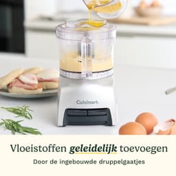 Cuisinart - Pixie Chopper - Mini Hakmolen - 3 Cup / 0,7L - Compact & Krachtig - Zilver — thumbnail 2