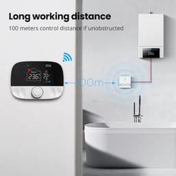 Slimme Wifi Thermostaat voor Gas/Boiler en Radiator met Afstandsbediening — thumbnail 4