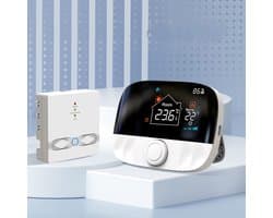 Slimme Wifi Thermostaat voor Gas/Boiler en Radiator met Afstandsbediening