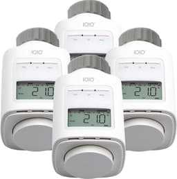 4x Programmeerbare Slimme Radiatorknop voor Energiebesparing tot 30% | Universele Montage — thumbnail 1