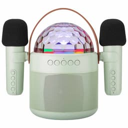 imoshion Sing & Shine Karaoke Set - Met Bluetooth Speaker, Microfoons en Discolamp - Karaokeset voor Volwassenen en Kinderen — thumbnail 1