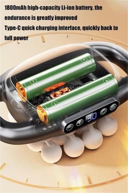 Krachtig Massagepistool Set met 16 Koppen voor Diepe Weefselmassage en Pijnverlichting — thumbnail 5